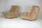 Space Age Chairs in Foam and Honey Velvet, France, 1970s, Set of 2, Imagen 10