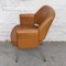 Deauville Leather Armchairs by Marc and Pierre Simon for Airborne, 1960s, Imagen 5
