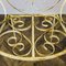 Vintage French Wrought Iron Garden Chairs, Set of 4, Image 6