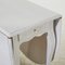 Folding Table in Antique White with Rounded Edges 7