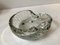 Murano Bullicante Clear Bubble Glass Ashtray from Seguso, 1950s, Immagine 1