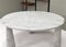 Eros Round Dining Table in Carrara Marble by Angelo Mangiarotti for Skipper, Italy, 1970s 7
