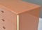 Italian Credenza in Flamingo Pink and Brass, 1970s, Immagine 8