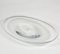 Plate Oval Centerpiece in Clear Glass, Italy, 1980s, Imagen 6