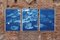Lilypad Pond Triptych, Large Cyanotype on Watercolor Paper, 2021 8