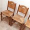 Mid-Century French Rush Dining Chairs, Set of 5, Image 13