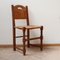 Mid-Century French Rush Dining Chairs, Set of 5, Image 8