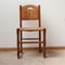 Mid-Century French Rush Dining Chairs, Set of 5, Image 4