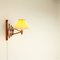 Large Oak Scissor Lamp from Le Klint, Denmark, 1950s 4