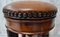 French Adjustable Piano Stool with Bronze Can-Can Legs 3