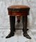 French Adjustable Piano Stool with Bronze Can-Can Legs 6