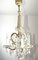 Lustre à 3 Lampes en Cristal, 1950s 10