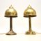 Vintage Brass Table Lamps, Set of 2 1