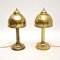 Vintage Brass Table Lamps, Set of 2 2