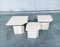 Italian Travertine Nesting Side Table Set, 1970s, Set of 3 3