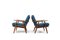 Teak GE-270 Easy Chairs by Hans J. Wegner for Getama, Set of 2, Image 5