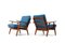 Teak GE-270 Easy Chairs by Hans J. Wegner for Getama, Set of 2, Image 1