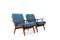 Teak GE-270 Easy Chairs by Hans J. Wegner for Getama, Set of 2, Image 2