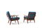 Fauteuils GE-270 en Teck par Hans J. Wegner pour Getama, Set de 2 4