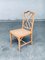 Chippendale Style Faux Bamboo Dining Chair Set, 1970s, Set of 4 9