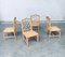 Chippendale Style Faux Bamboo Dining Chair Set, 1970s, Set of 4 17