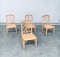 Chippendale Style Faux Bamboo Dining Chair Set, 1970s, Set of 4, Image 14