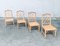 Chippendale Style Faux Bamboo Dining Chair Set, 1970s, Set of 4 15