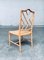 Chippendale Style Faux Bamboo Dining Chair Set, 1970s, Set of 4 8