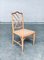Chippendale Style Faux Bamboo Dining Chair Set, 1970s, Set of 4 10