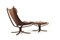 Falcon Lounge Chair and Ottoman by Sigurd Ressell for Vatne Møbler, Set of 2 3