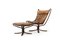 Falcon Lounge Chair and Ottoman by Sigurd Ressell for Vatne Møbler, Set of 2, Image 4