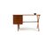 Mid-Century Danish Teak and Oak Cross Leg Desk 2