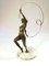 Escultura de gimnasta grande de bronce con cinta de Maugsch, años 20, Imagen 4