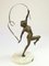 Scultura grande ginnasta in bronzo con nastro di Maugsch, anni '20, Immagine 1
