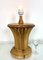 Lámpara de mesa vintage de bambú, años 70, Imagen 1