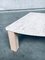 Mid-Century Modern Travertine Edge Side Table, Italy, 1970s 6