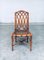 Chippendale Style Faux Bamboo Dining Chair, 1980s, Set of 6, Image 11