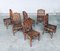 Chippendale Style Faux Bamboo Dining Chair, 1980s, Set of 6 5