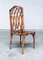 Chippendale Style Faux Bamboo Dining Chair, 1980s, Set of 6 15