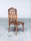 Chippendale Style Faux Bamboo Dining Chair, 1980s, Set of 6, Image 19