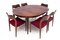 Tavolo da pranzo in palissandro e sedie di Niels Otto Møller, Danimarca, anni '60, set di 7, Immagine 2