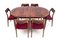 Danish Rosewood Dining Table & Chairs Set by Niels Otto Møller, 1960s, Set of 7, Image 3