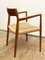 Dänischer Mid-Century # 57 Stuhl aus Teak von Niels O. Møller für JL Møllers, Dänemark, 1950er 12