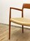 Dänischer Mid-Century # 57 Stuhl aus Teak von Niels O. Møller für JL Møllers, Dänemark, 1950er 7