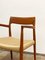 Dänischer Mid-Century # 57 Stuhl aus Teak von Niels O. Møller für JL Møllers, Dänemark, 1950er 8