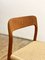 Mid-Century Danish Teak 75 Chairs by Niels Otto (N. O.) Møller for J. L. Møllers, Denmark, Set of 2, Image 7