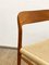 Mid-Century Danish Teak 75 Chairs by Niels Otto (N. O.) Møller for J. L. Møllers, Denmark, Set of 2 6