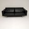 Italian Leather & Chrome Sofa by Matteo Grassi 12