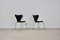 Chaises de Salle à Manger 3107 en Cuir par Arne Jacobsen pour Fritz Hansen, 1960s, Set de 2 1