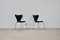 Leather 3107 Dining Chairs by Arne Jacobsen for Fritz Hansen, 1960s, Set of 2 1